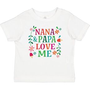 inktastic Nana and Papa Love Me Baby T-Shirt