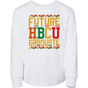 Future HBCU Graduate Toddler Kids Long Sleeve T-Shirt