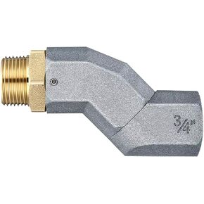 Fuel Transfer Rotating Connector, Fuel Hose Nozzle Swivel, 3/4 NPT Connector for Fuel Pump Hose Nozzle Transfer