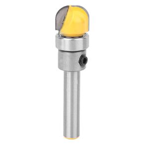 1/4 Shank Ball Round Nose Template Router Bit Woodworking Milling Cutter Ideal for Solid Wood MDF Particleboard Plywood Slotting Engraving Cutting Milling Made from