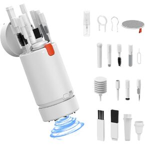 21-in-1 Keyboard Cleaning Kit with Mini Vacuum Cleaner Laptop Cleaning Kit Electronic Cleaner Brush Tool Kit Computer Keyboard Screen Cell Phone Cleaning Kit for Earbud PC Camera Cleaning Kit