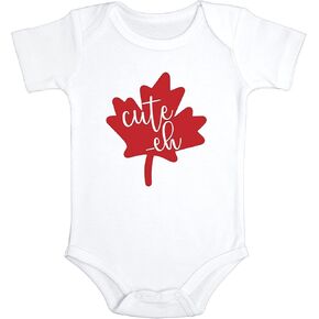 لطيف-eh canadian bodysuit | هدية الطفل | بذلة الطفل كندا