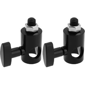 ECSiNG 2X 3/8 Inch DSLR Quick Conversion Adapter for Photographic Light Stands Pan Heads Flash Cameras 5/8 Inch to 3/8 Inch Photographic Equipment