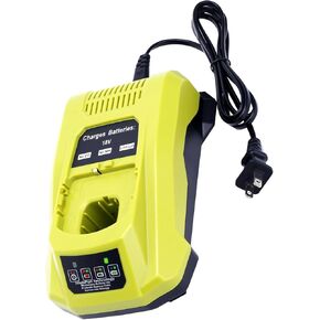 P117 Rapid Charger Compatible with Ryobi 18V -12V Lithium & NiCad NiMh Battery P102 P105 P106 P107 P108 P189 P190 PBP005 Replacemwnt for 18V Battery Charger P118B P118 P119 P135