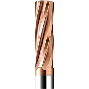 100mm Length Solid Carbide Coated Spiral Straight Flute Reamer Tolerance Precision Tool for Steel Metal 12.1~20mm(Straight Flute,12.6MM_100MM)