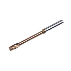 Reamer Carbide for Blind Hole Coated Spiral Flute External Cooling Efficiency Small Hole Making Aluminum Steel Metal 7mm-10mm(BB2055,8xD8xd6x100x6T)