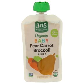 365 by Whole Foods Market, Organic Pear Carrot Broccoli Baby Food, 4 Ounce