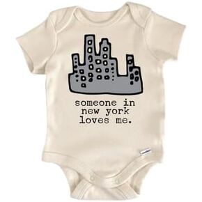 New York City Skyline - Baby Boy Girl Clothes Infant Bodysuit Funny Cute Newborn