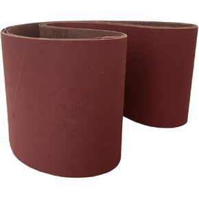 Premium 6" X 60" Cloth Aluminum Oxide Grinding Belts | for Metal, Car Restoration, Wood, Composites, and Paint (2 Pack, 60 Grit)