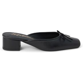 Matisse Womens Basilio Square Toe Block Mules Dress Casual Low Heel 1-2" - Black