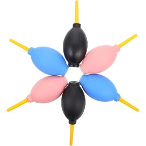 6pcs Air Blowers Rubber Bulb Cleaners for Eyelash Cleaning and Precision Instruments Compact and Dust Removal Tools