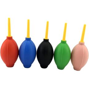 5Pcs Air Blower Tools for Cleaning Cameras Lenses Keyboards Electronics Dust Blower Pump for Delicate Equipment Random Color