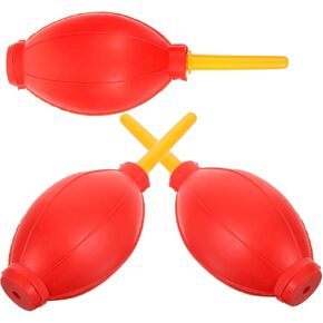 Vicasky 3pcs كرة تنظيف منفاخ الهواء لعدسة الكاميرا إمدادات يدوي متعددة الوظيفية لزراعة الرموش وتطعيم التصميم المدمج والمحمول