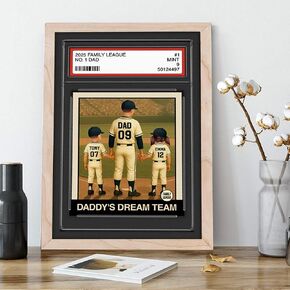 Personalized Father's Day Gift From Kids – DIY Handprint Sign for Dad and Grandpa – Best Daddy Hands Down, Custom Child’s Handprint Sign, Unique Gift for Father’s Day, Grandparent Gift