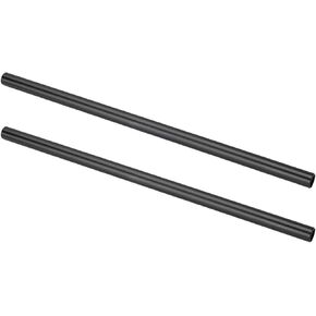 Pack of 2pcs 15mm Aluminum Alloy Rod 35cm Long 12mm Thread Extension Tube for DSLR Camera Accessories