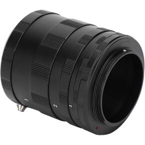 Macro Extension Tube Adapter for OM Mount Digital Camera, Excellent Quality Aluminium Alloy, Reflective Matte Outer Layer, Combination for Macro Photography