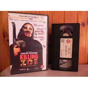 Killing Zoe VHS