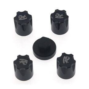 1:10 RC Crawler CNC Machined Wheel Rim Center Caps M4 Metal Locknut Accessory