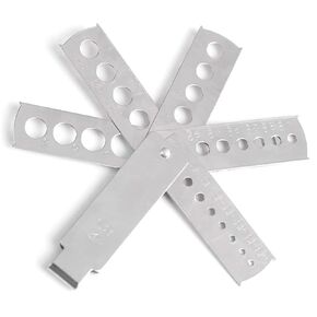 Stainless Steel Gem Measuring Tool Gem Gauge Jewelry Equipment Accessory Gem Stone Size Measure Tool Accessory