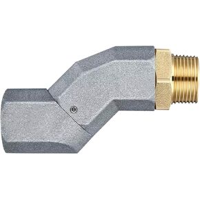 3/4 Inch Fuel Hose Swivel 360 Rotating Connector for Fuel Transfer Pump Nozzle, 3/4 NPT