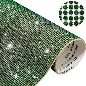 DIY Self Adhesive Bling Sticker Rectangle Rhinestone Sticker Sheet Diamond Crystal Decal Car Decor Accessory