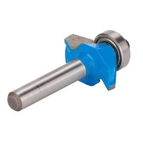 Fydun 1PC 45 Degree, Router Bit 1 4in Round Shank Chamfer Tool Accessories & Parts with Top Bearing for Woodworking1 4x1 4 Lock Miter Woodw Wood Particleboard Plywood (1/4 * 5/16)