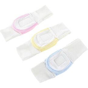HAWILLOSCH 3pcs Adjustable Cotton Diaper Fixing Tape Convenient Reusable Safety Fasteners Yellow for Comfortable and Secure Diapering Soft and Gentle Skin