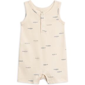 Colored Organics Organic Cotton Baby and Toddler Summer Romper Sleeveless One Piece