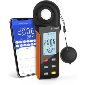 Light Meters, High-Peormance Luxmeter with e APP Versatile Accurate and Feature-Rich for Professional Light Measurement and Analysis(HP-5000APP) in Saudi Arabia