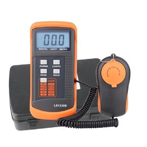 Light Meters, Spectrometer, Illuminometer, Handheld High-Precision Digital Illuminometer Measuring Range 0~80,000 Lx, Widely Used for Plant Monitoring Ambient Light