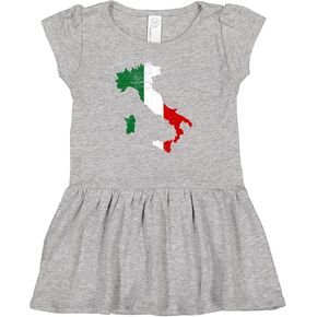 inktastic Italian Map Flag Infant Dress