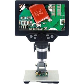 Microscope Accessories kit Slide Preparation camer Electronic Microscope 5X-1200X Digital Microscope Camera with 10 LED Light Microscope Accessories