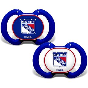 Baby Fanatic Nyr2000: New York Rangers Pacifier 2-Pack