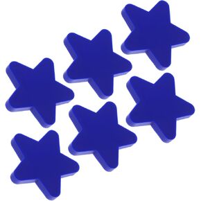 Angoily 6pcs Adorable Star Shaped Cabinet Knobs Dresser Pull Handles for Boy Girl Rooms Easy to Install Cute Closet Knobs for Wardrobes and Furniture