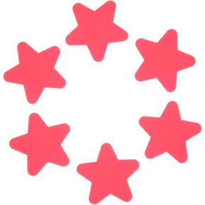6pcs Star Shaped Dresser Knobs Soft Cartoon Handles for Boy Girl Bedroom Delightful Cabinet Pulls Comfortable Installation Fit for Wardrobes