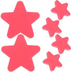 Gadpiparty 6pcs Star Shaped Drawer Handles for Boy Girl Dressers Zinc Alloy Cabinet Knobs for Nursery Furniture Decor Adorable Star Pulls for Wardrobes and Cabinets