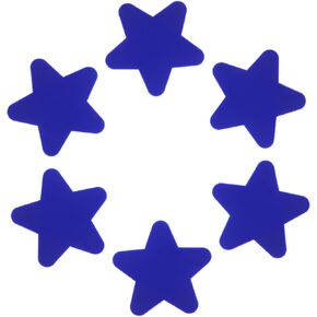 jojofuny 6pcs Star Shaped Drawer Knobs for Girls Handles for Cabinets Wardrobes Dressers Easy Installation Sturdy Design for Sweet Furniture Decor