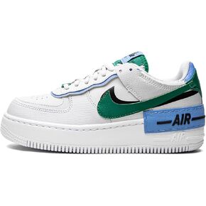 Nike Women's Air Force 1 Shoes, Photon Dust/Malachite-black