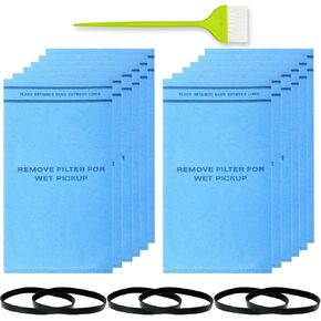 12 Pack Wet Dry Vac Filter Bags Replacement for Stinger MultiFit VF2000 / WORKSHOP WS01025F2 / Craftsman 9-38737, compatible with Select 2-1/2-Gallon to 5-Gallon Stinger Husky Bucket Head Shop Vacuums