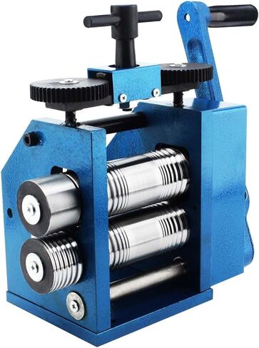 MACHERMENT MACHER MACHER MACHER AR 1: 2.5 سلك الأسطوانة مطحنة 0.1-7 ملم يدوي سماكة مطحنة المتداول للمبتدئين (مطحنة المتداول C) in Saudi Arabia