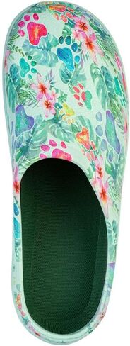 Lightweight Paw Print Garden Clogs Comfortable & Breathable Slip-On Shoes for Gardening in Saudi Arabia