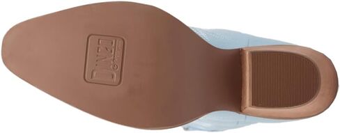 Dingo Womens Pretty n 'Pink Possered Studed Snip Toe سحب على أحذية غير رسمية منتصف العجل منتصف الكعب 2-3 " - الأزرق in Saudi Arabia
