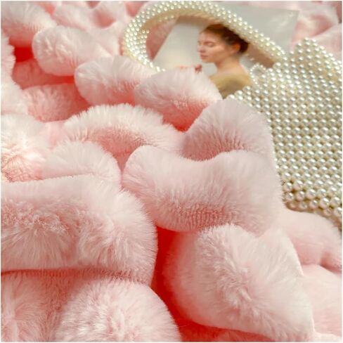 Bed Four Pieces Set Plush Bedding Set Fluffy Soft Duvet Cover Sheet Pillowcase(Single Size 3pcs) in Saudi Arabia