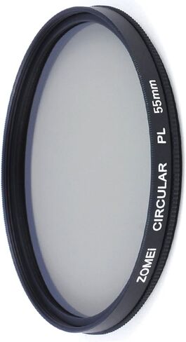 ZOMEI 82mm CPL Polarizing Filter Eliminate Reflection, for Nikon, Sony, Olympus, Pentax, Tamron, Sigma & Other DSLR Cameras in Saudi Arabia