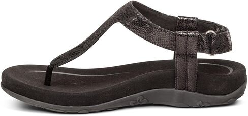 Aetrex Jane Casual Orthopedic Thong Sandals for Women - Adjustable Ankle Strap Memory Foam Womens Sandals with Arch Support in Saudi Arabia