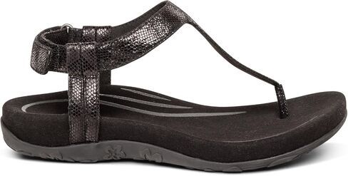 Aetrex Jane Casual Orthopedic Thong Sandals for Women - Adjustable Ankle Strap Memory Foam Womens Sandals with Arch Support in Saudi Arabia