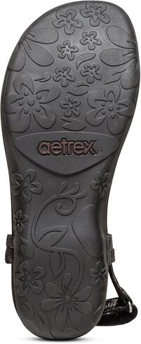 Aetrex Jane Casual Orthopedic Thong Sandals for Women - Adjustable Ankle Strap Memory Foam Womens Sandals with Arch Support in Saudi Arabia