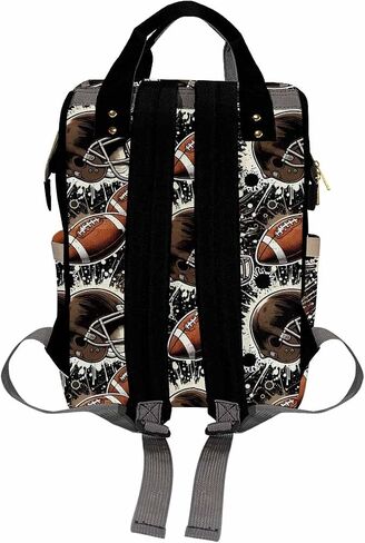 Custom Diaper Bag with Name,Personalized Diaper Bag Backpack &Insulated Water Bottle Mother Gift for Boys Girls,Baby Travel Bag Nursing Diaper Mommy Backpack with Adjustable Shoulder Straps Nappy Bag in Saudi Arabia