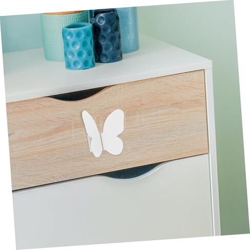 1pair Butterfly Cabinet Handles Cute Decorative Pulls for Furniture Dresser Drawers and Bathroom Cabinets and Easy to Install in Saudi Arabia