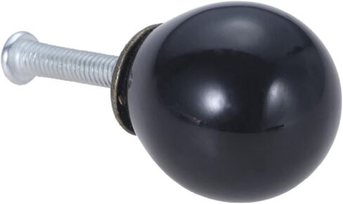 1pc 21 * 26mm جولة من السيراميك مقابض خزانة درج درج خزانة خزانة أثاث المطبخ يسحب مقبض مقابض ديكور kid'room - (اللون: أبيض) in Saudi Arabia